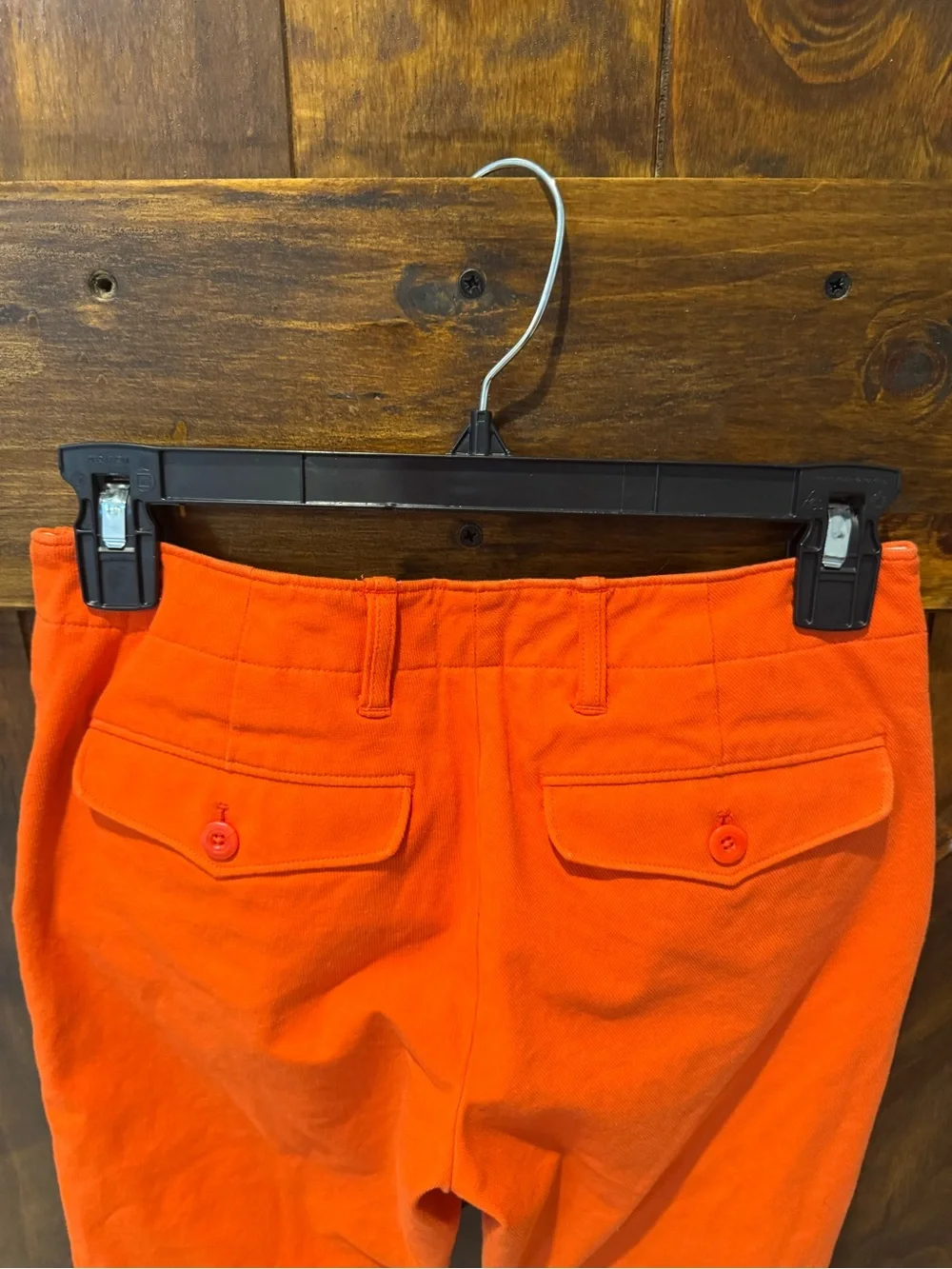Ralph Lauren Orange Kids Breeches with Tan Knee Patches